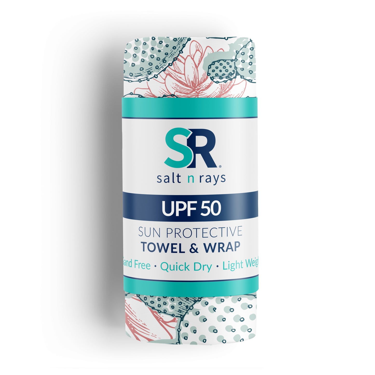 UPF 50 Beach Towel/Wrap - Dusty Rose