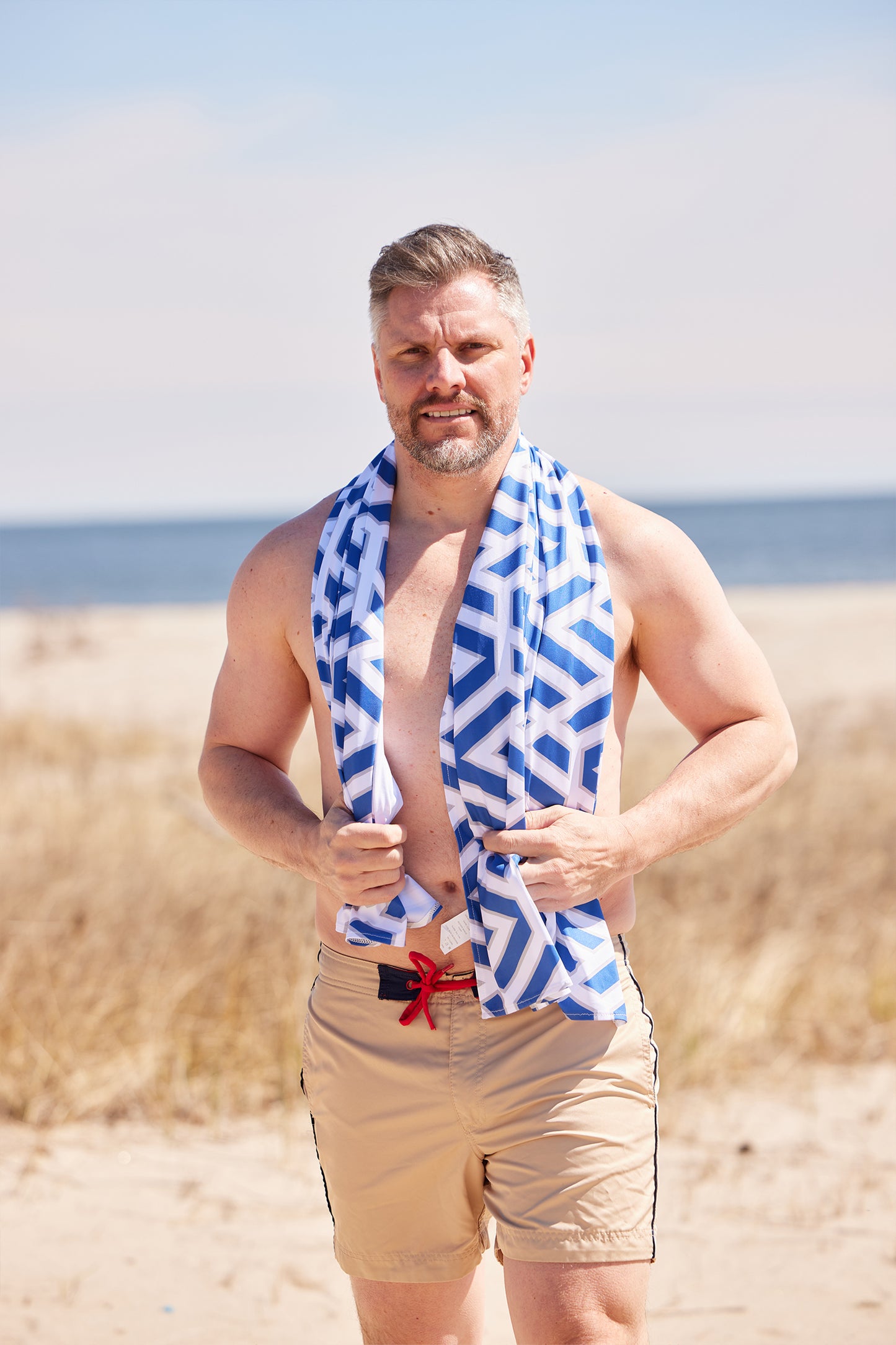 UPF 50 Beach Towel/Wrap - Geo