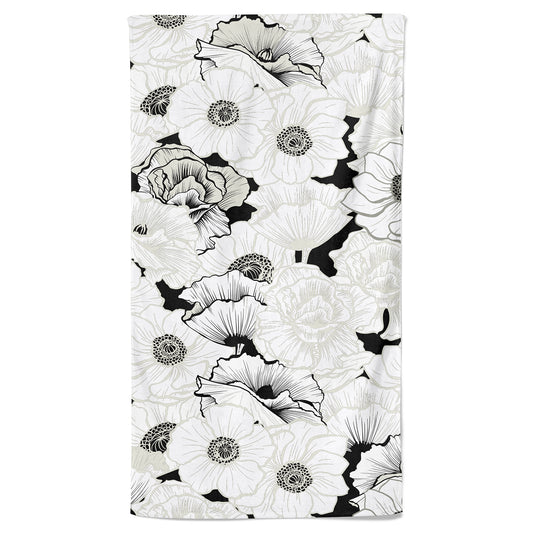 UPF 50  Beach Towel/Wrap - Poppy