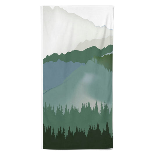 UPF 50 Beach Towel/Wrap - Viride