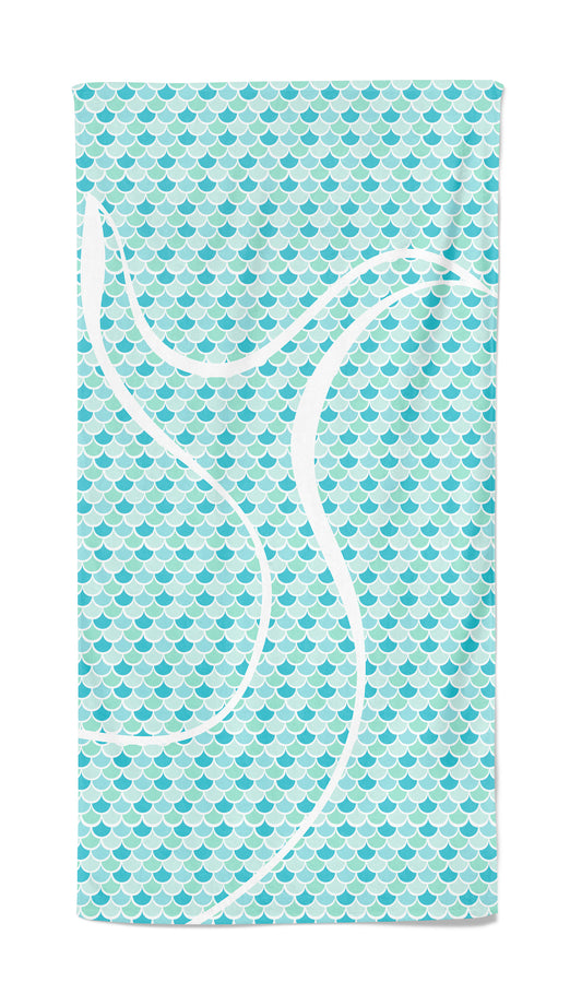 UPF 50 Beach Towel/Wrap - Mermaiden