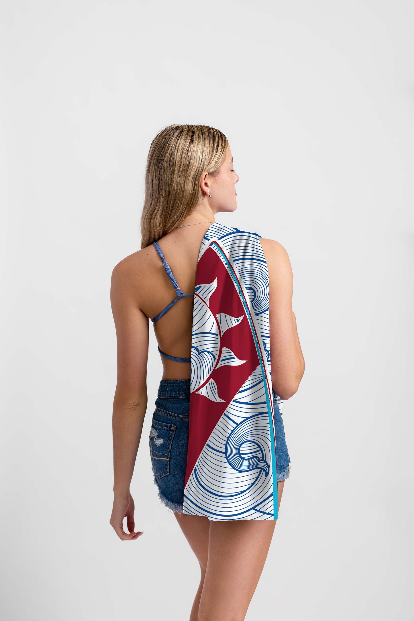 UPF 50 Beach Towel/Wrap - Surf's Up