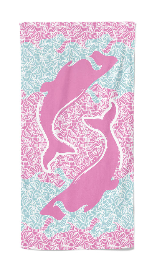 UPF 50 Beach Towel/Wrap - Whale's Tail