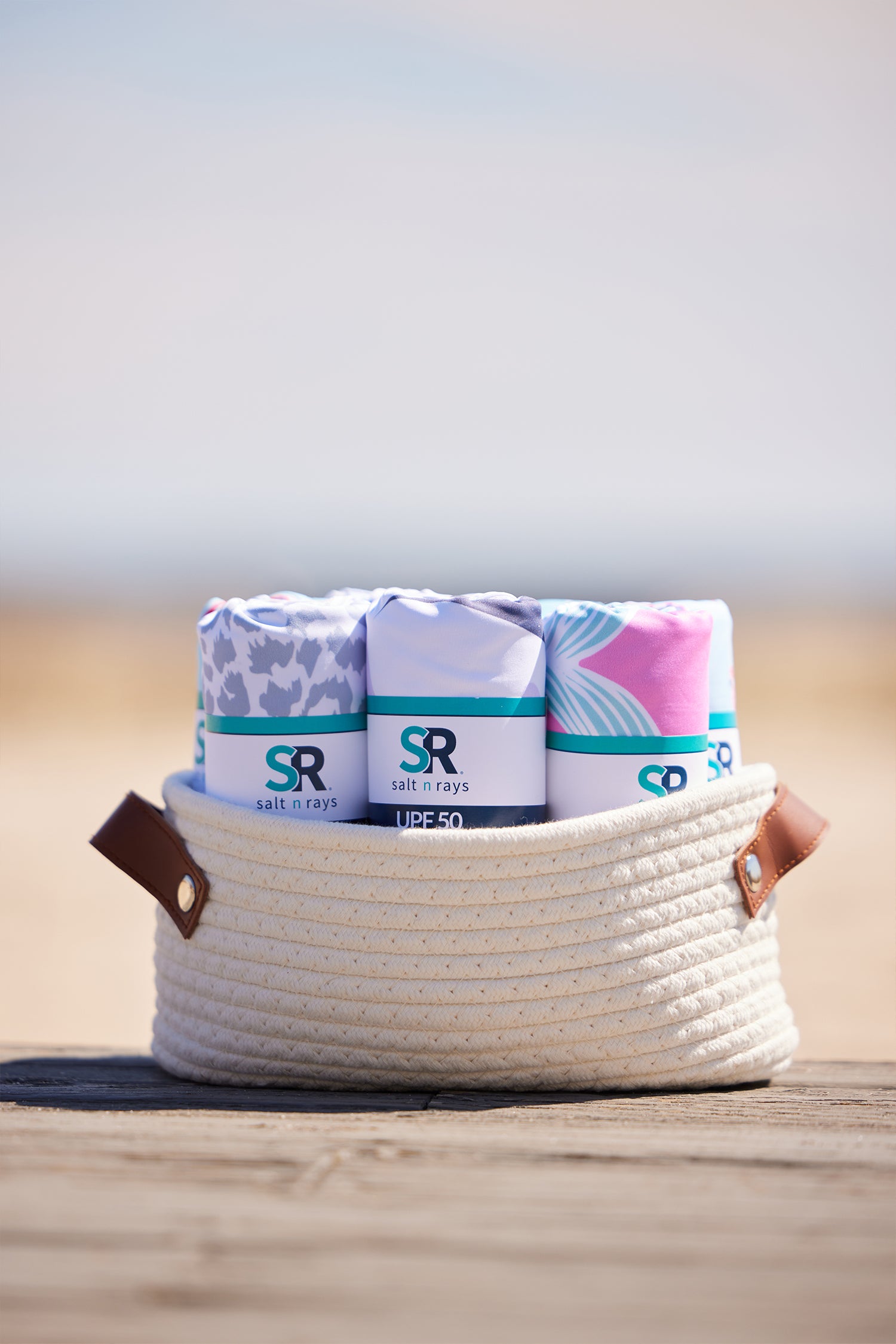 Salt N Rays UPF 50 Sol Wrap Towel, Sun Protection Beach Towel & Sarong, Chappy Print