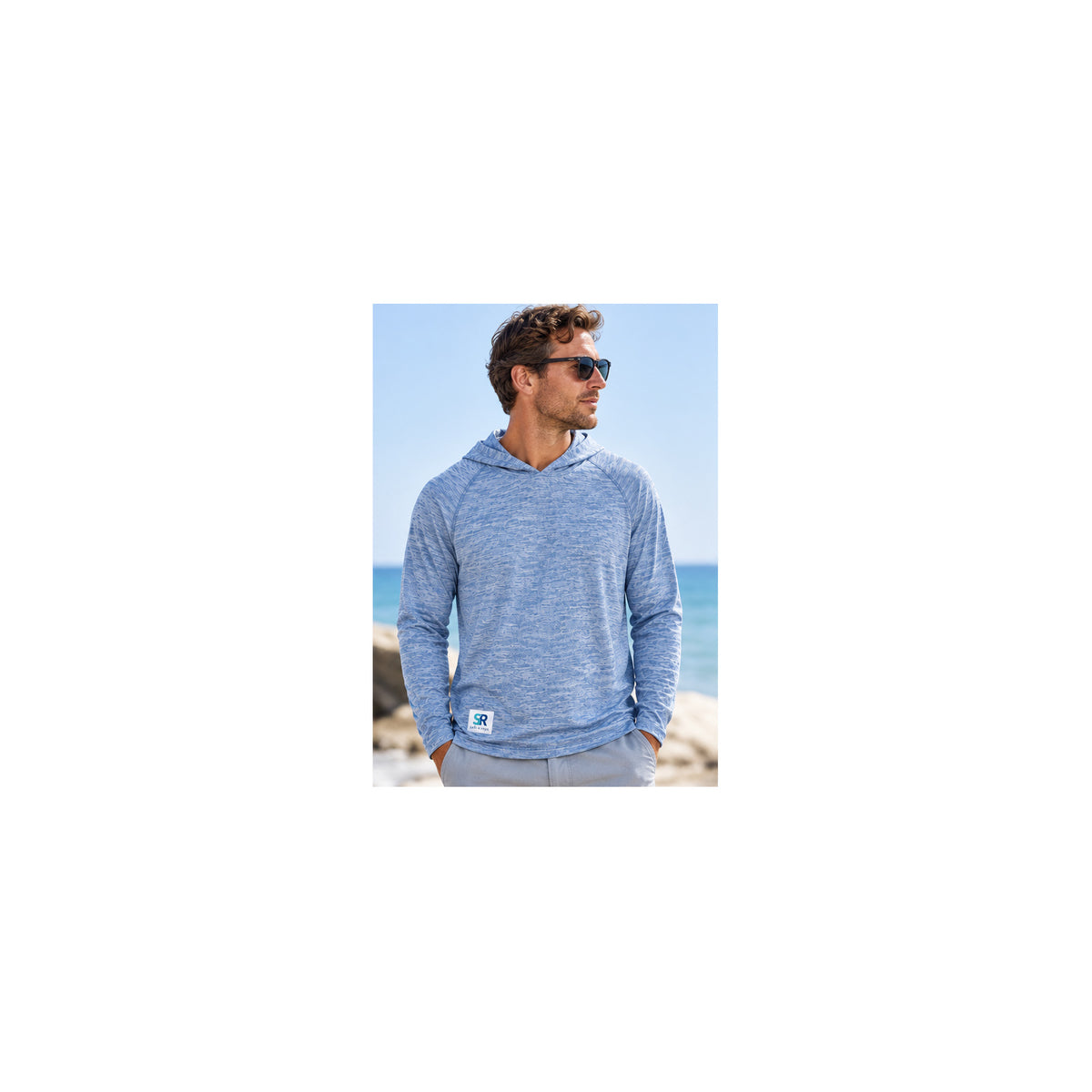 UPF Hoodie- Light Blue