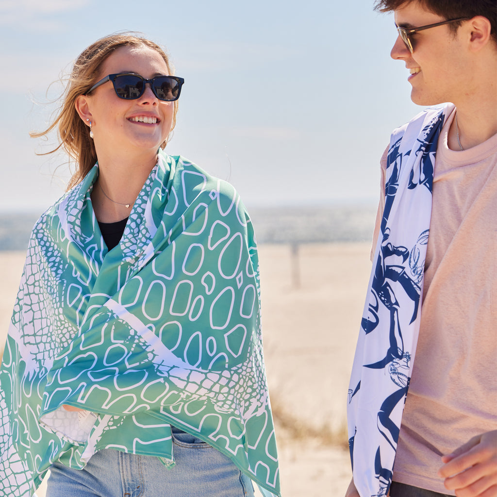 UPF 50 Beach Towel/Wrap - Gator River