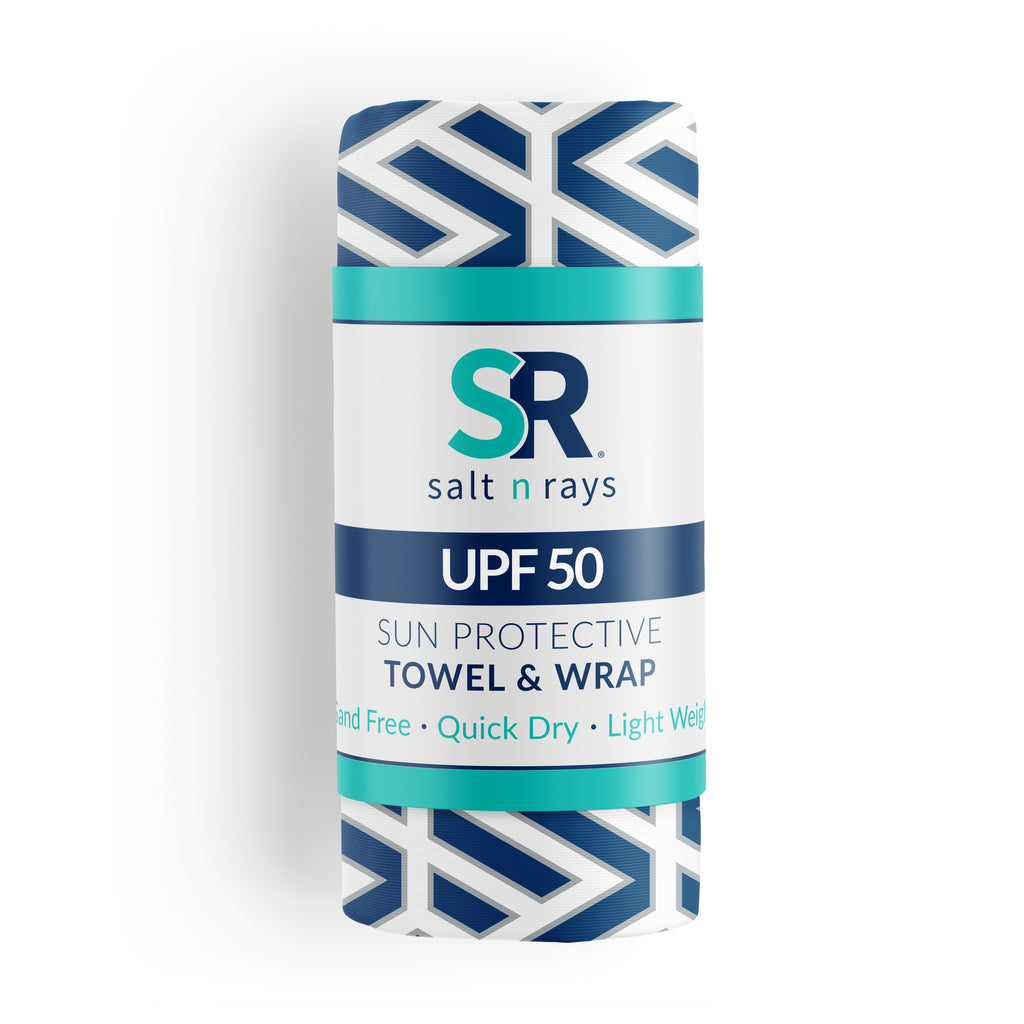 UPF 50  Beach Towel/Wrap - Geo