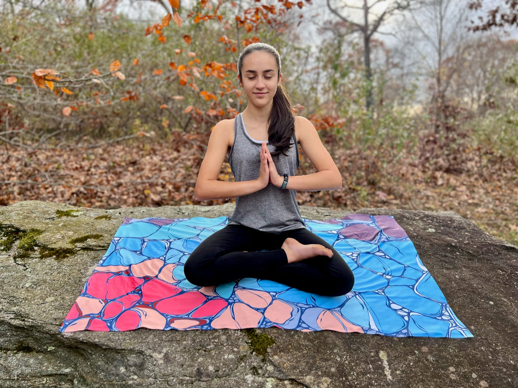 UPF 50 Beach Towel/Wrap - Placid Pebbles