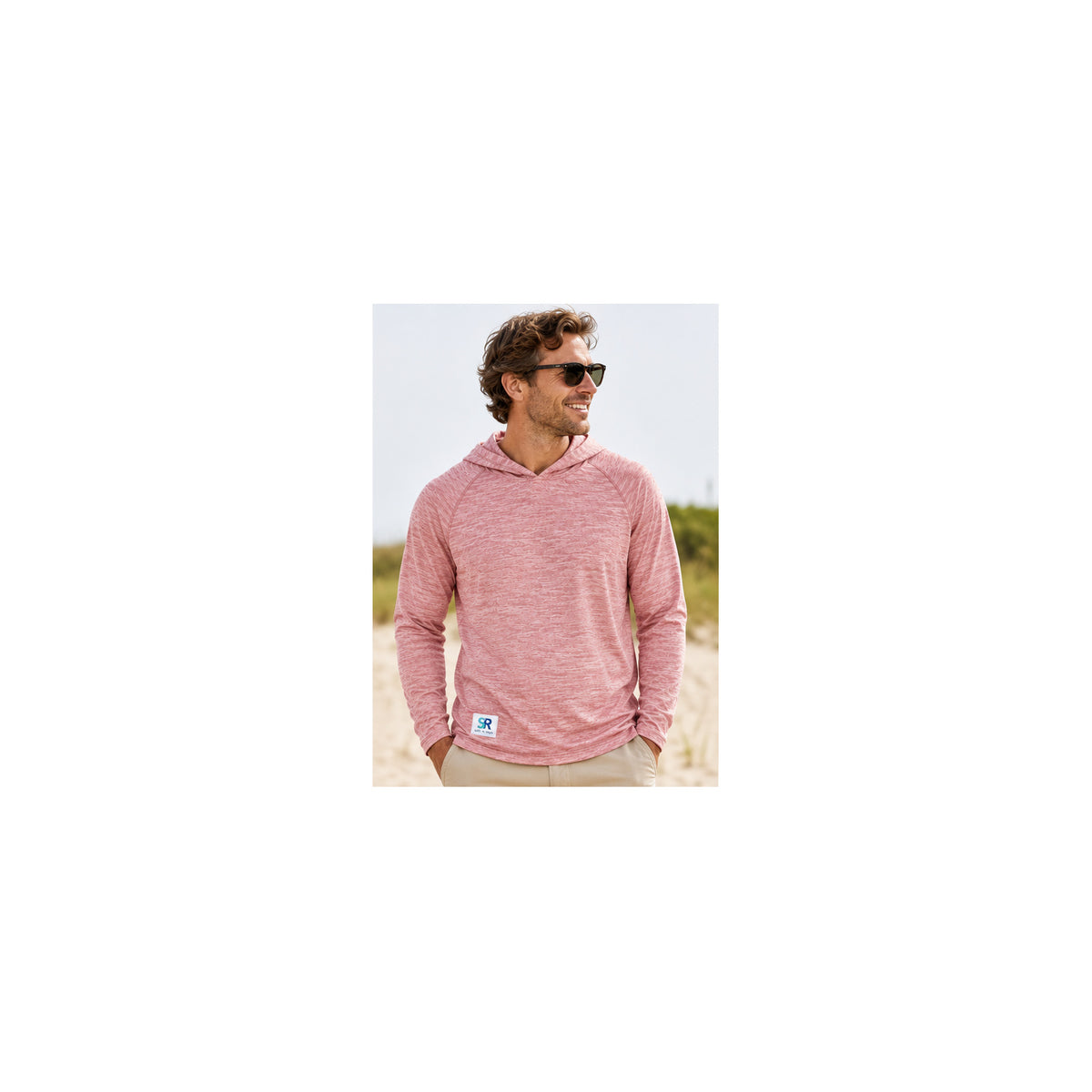 UPF Hoodie- Nantucket Red