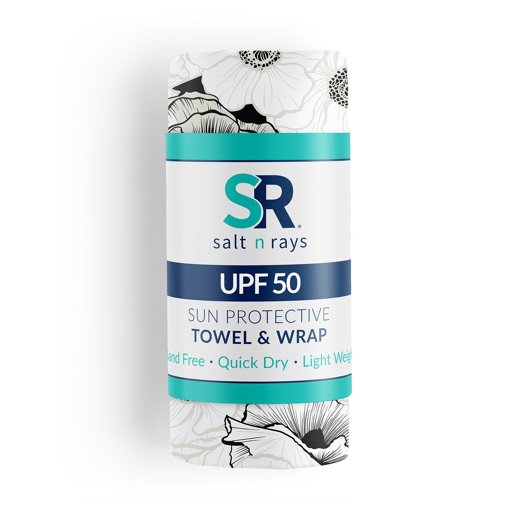 UPF 50  Beach Towel/Wrap - Poppy