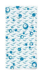 UPF 50 Beach Towel/Wrap - Shark Frenzie