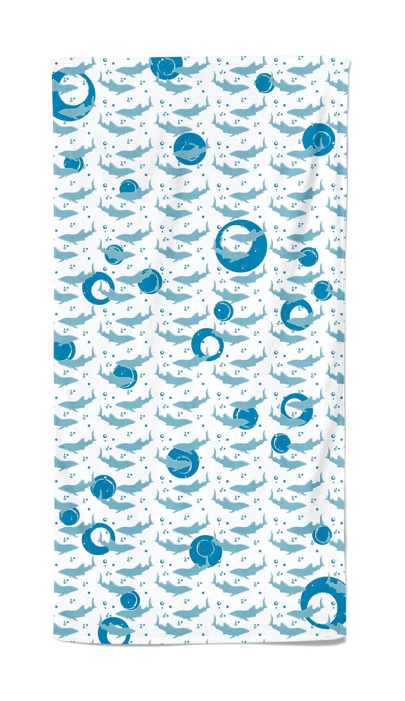 UPF 50 Beach Towel/Wrap - Shark Frenzie
