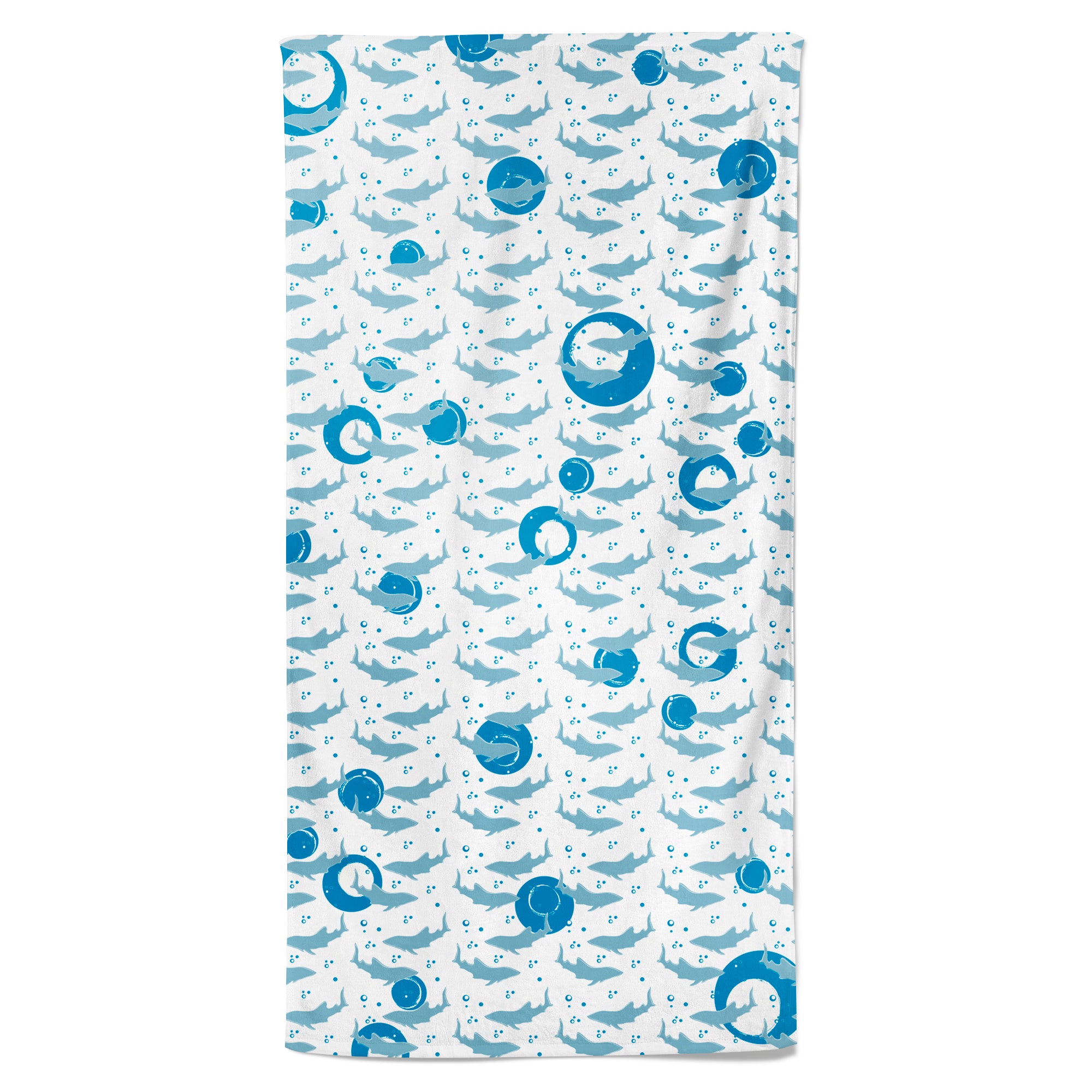 UPF 50 Beach Towel/Wrap - Shark Frenzie