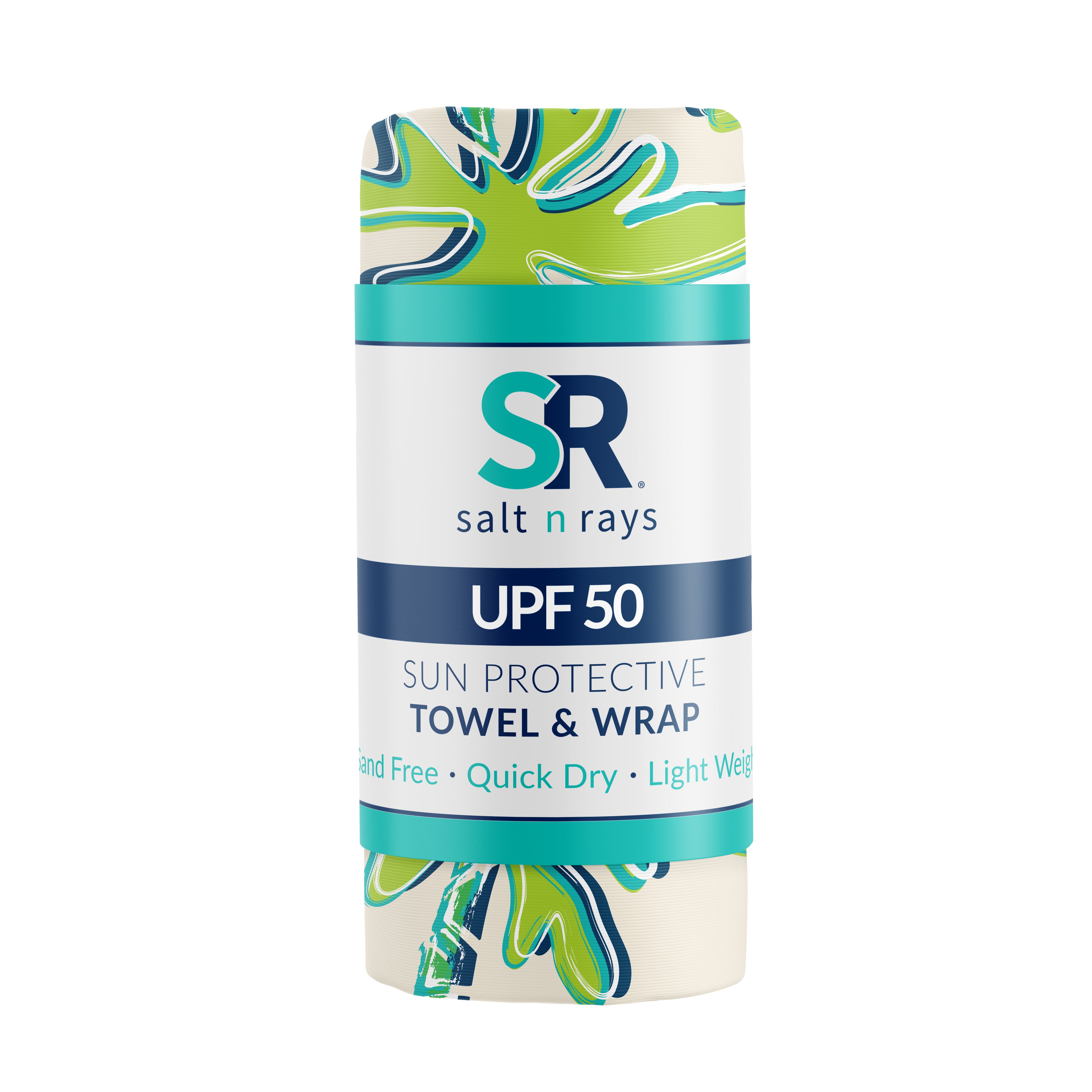 UPF 50 Beach Towel/Wrap - Oasis