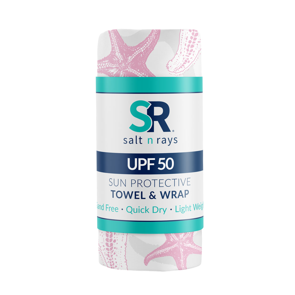 UPF 50 Beach Towel/Wrap - Pearl