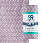 UPF 50 Towel Beach Towel/Wrap - Thistle