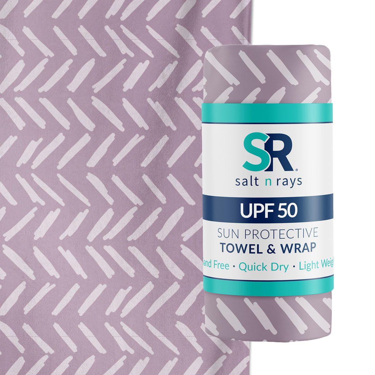 UPF 50 Towel Beach Towel/Wrap - Thistle
