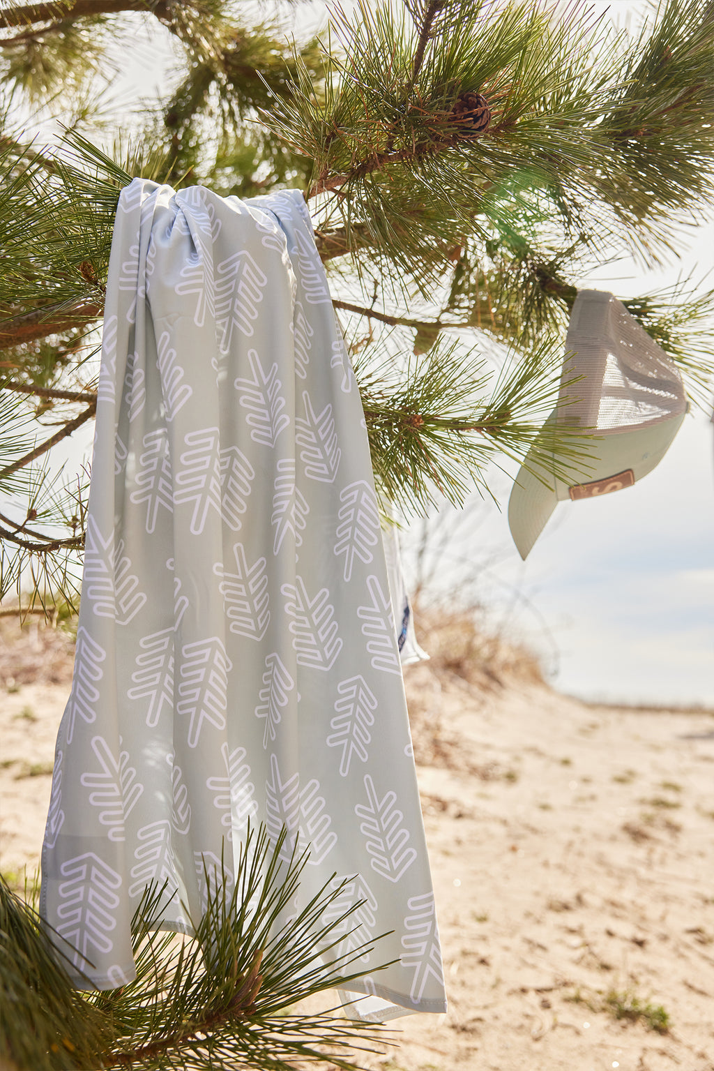 UPF 50 Beach Towel/Wrap - Timber