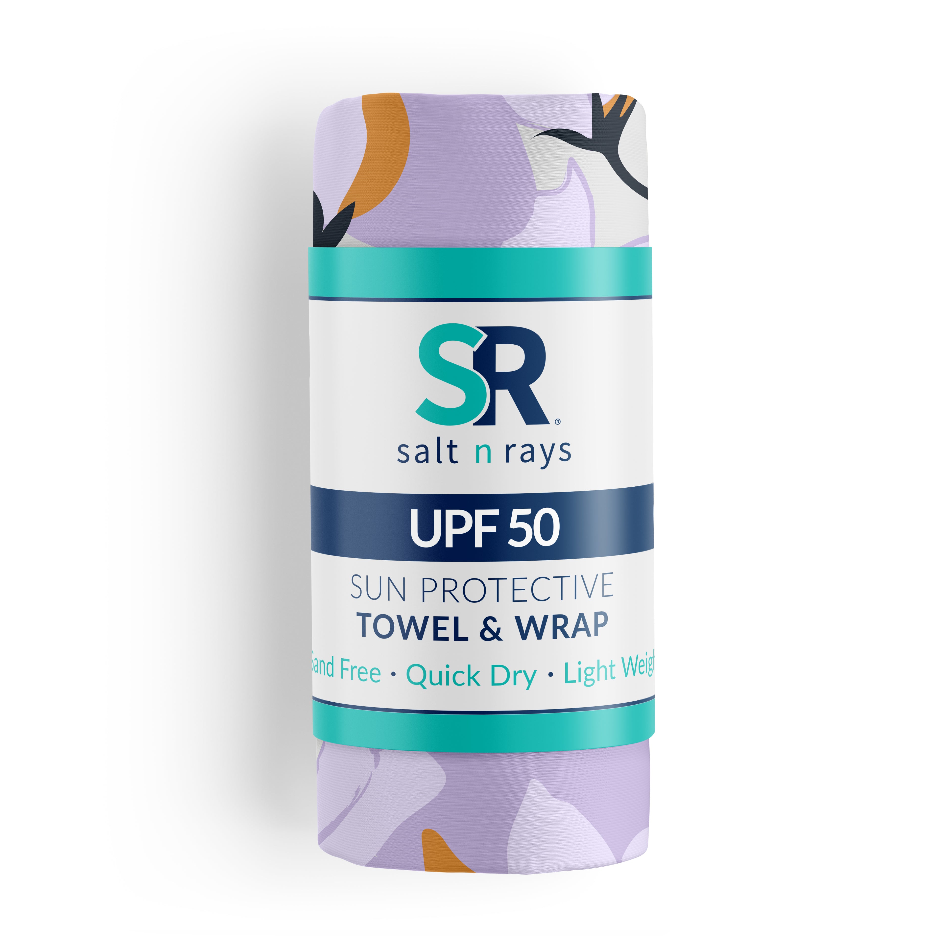 UPF 50 Beach Towel/Wrap - Tranquil Bloom