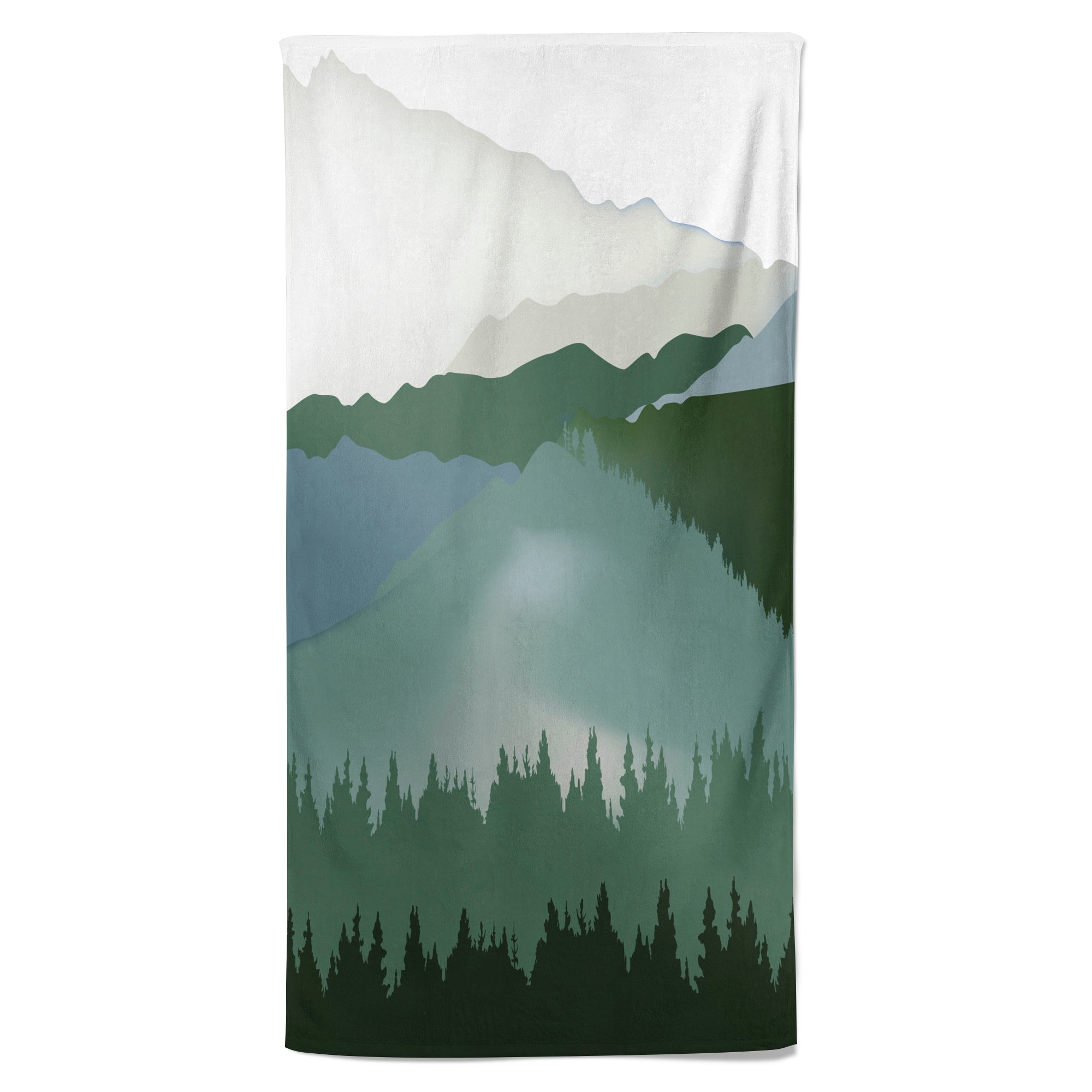UPF 50 Beach Towel/Wrap - Viride