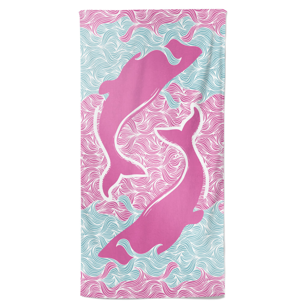 UPF 50 Beach Towel/Wrap - Whale's Tail
