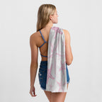 UPF 50 Beach Towel/Wrap - Pearl