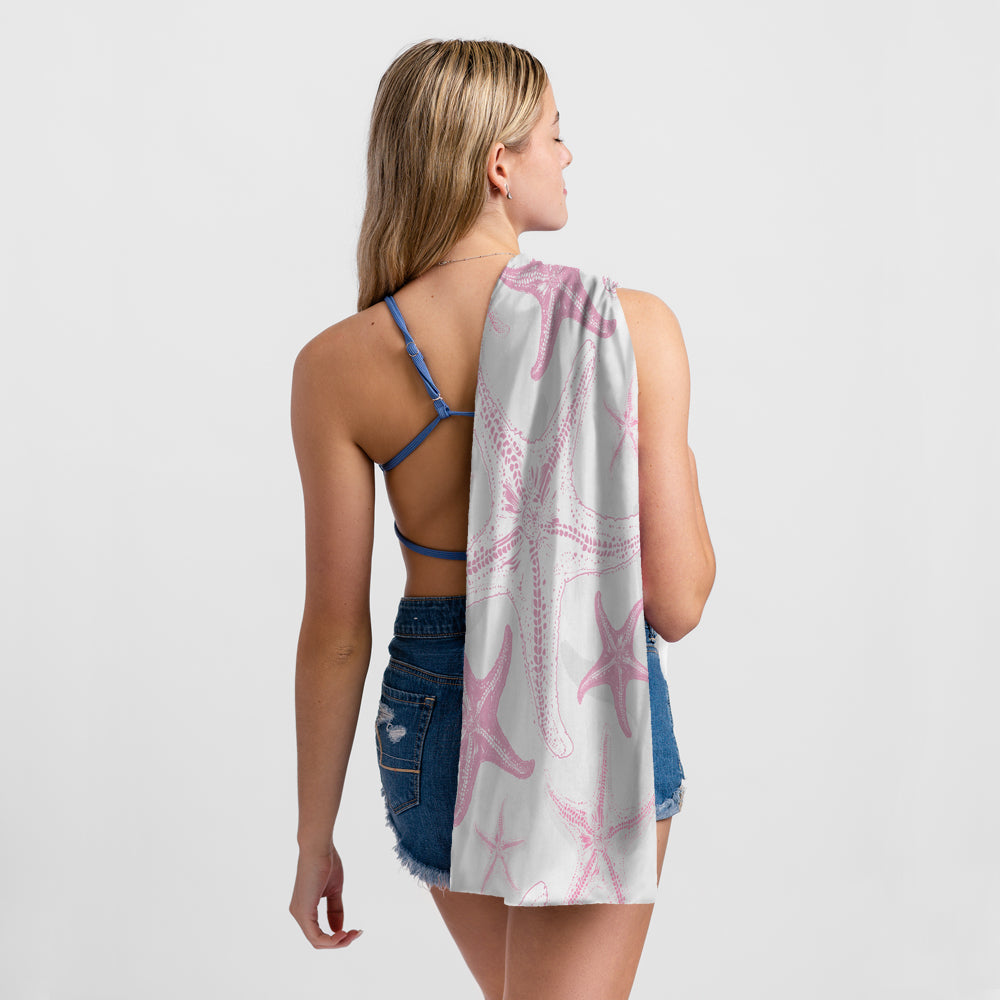 UPF 50 Beach Towel/Wrap - Pearl