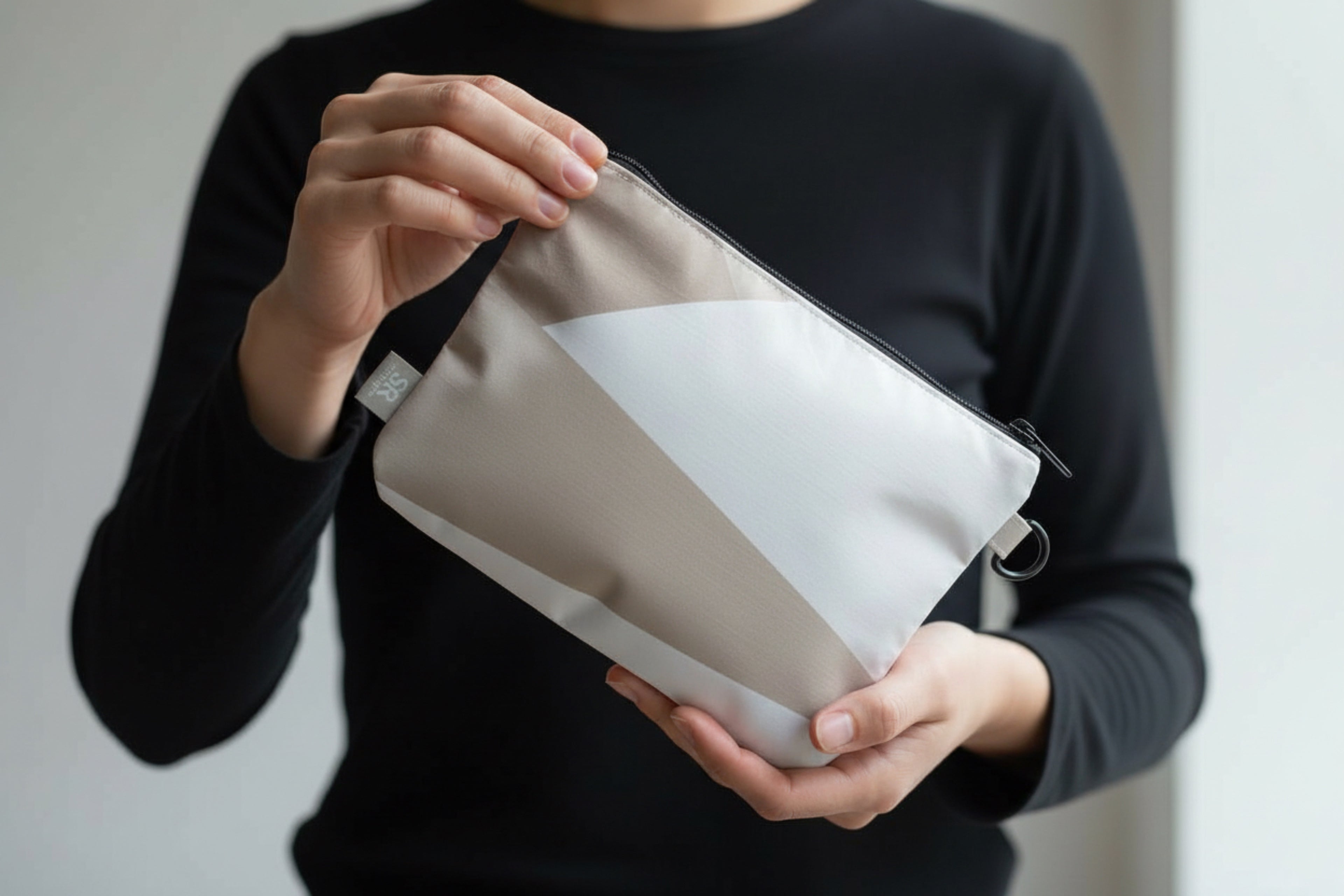 Rough & Tough Pouch - Beige Deco