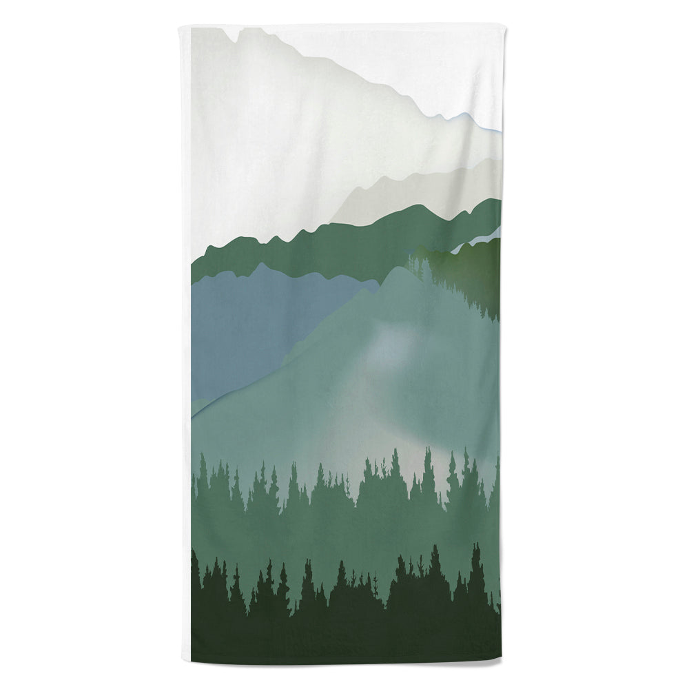 UPF 50 Beach Towel/Wrap - Viride