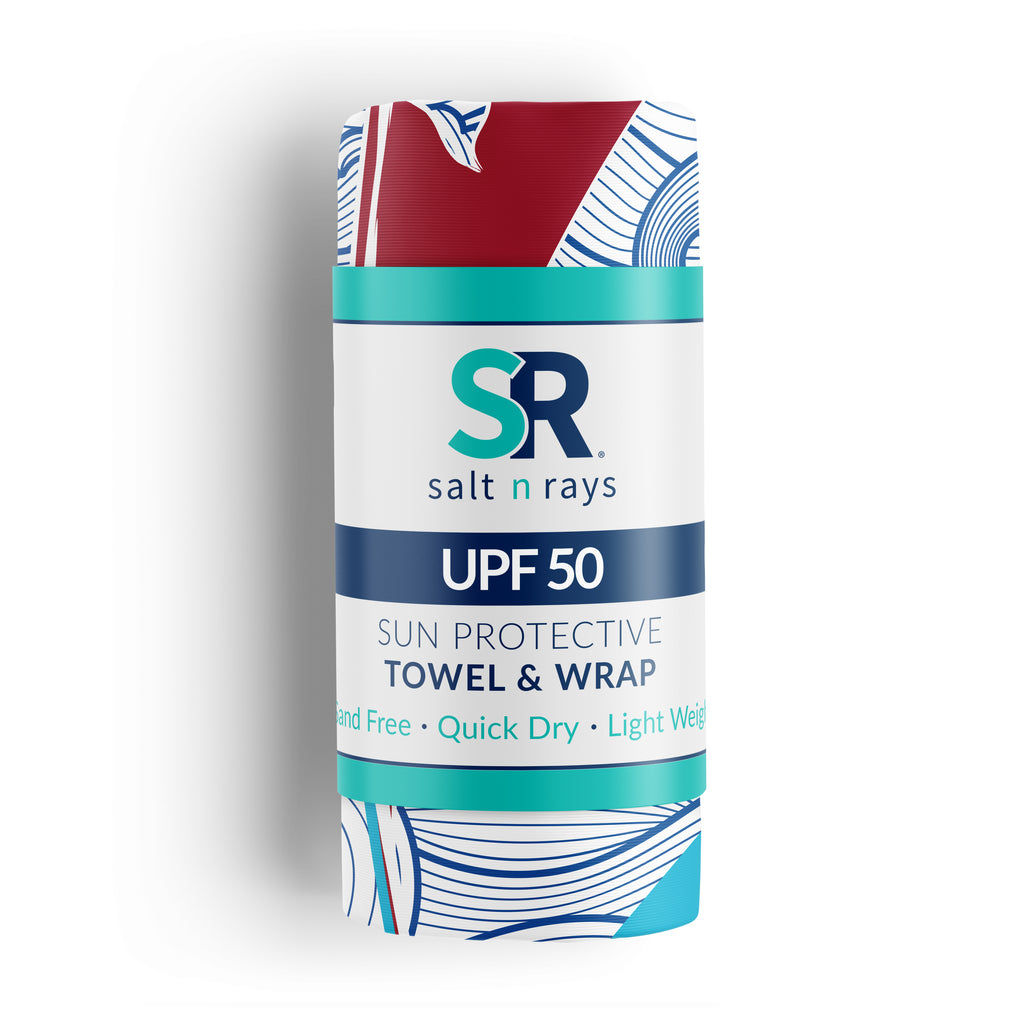UPF 50 Beach Towel/Wrap - Surf's Up