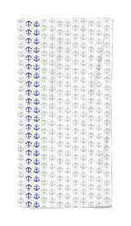 UPF 50 Beach Towel/Wrap  - Anchors Away