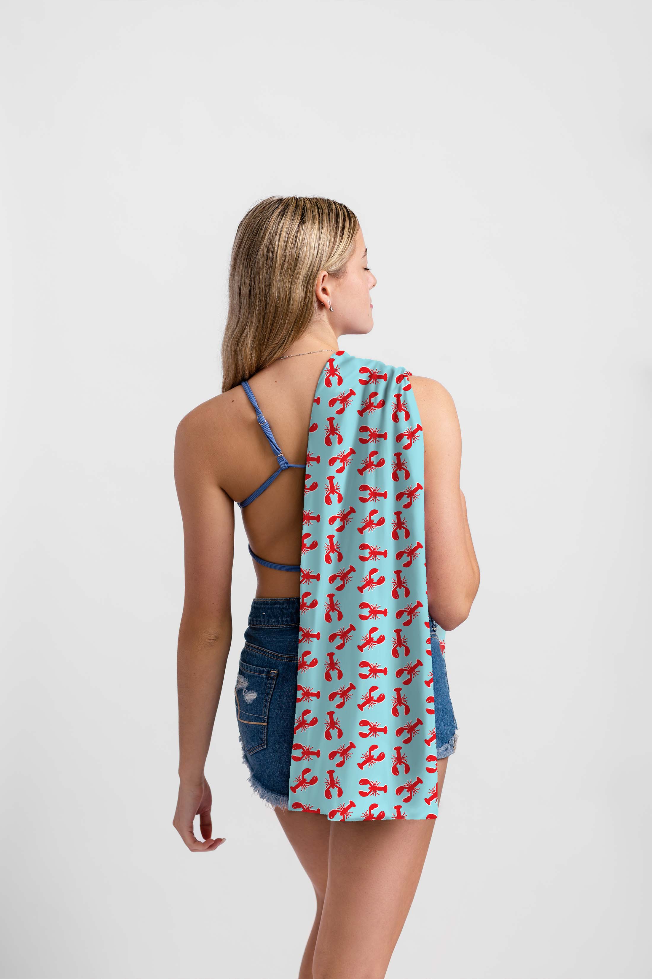 UPF 50 Beach Towel/Wrap - Lobstah Land