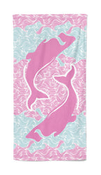 UPF 50 Beach Towel/Wrap - Whale's Tail