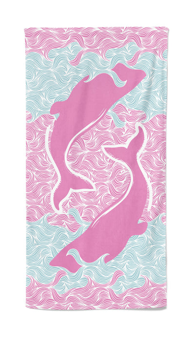 UPF 50 Towel/Wrap - Whales Tail